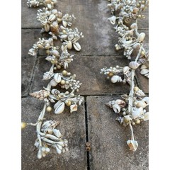 Seashell garlands Coastal Shell wire decor nautical natural marine beach ocean 2