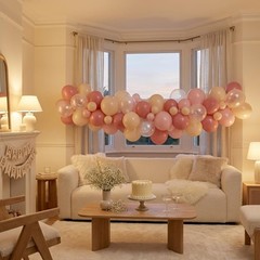 Dusty Pink Balloons, 50 Pcs Light Pink Balloon, Blush Balloons, 12 Inch Apric…