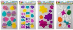 Happy Easter Window Gel Stickers Decoration Easter Bunny Easter Eggs and more