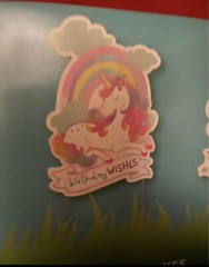 3 Unique Large Unicorn Yard Signs Birthday, Party w/Metal Stakes 23.8″ High