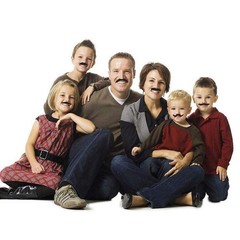60 Pack Fake Mustache Realistic False Beards Self-Adhesive Black Mustache