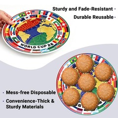 Party Decorations for World Cup 2026, 82 PCS Soccer Theme Supplies Blue