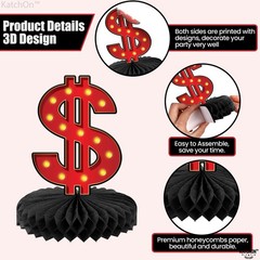 KatchOn, Big Casino Centerpieces for Tables – Pack of 12 | Casino Theme Party…