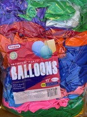 600 Party Balloons 12 Inch, 10 Assorted Rainbow Colors -Bulk Pack of Strong Late