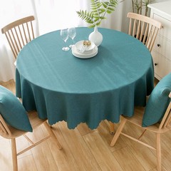Jeloris Round Waterproof Tablecloth Spill & Stain Resistant – All Sizes