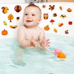 20 PCS Autumn Clings Fall Thick Gel Cling Window Decals Multicolor
