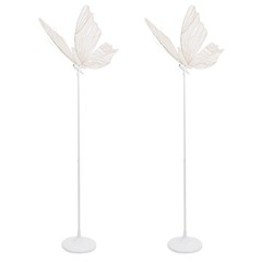 2PC Butterfly Floor lamp Ceiling Lamp Romantic Decoration Party Atmosphere Props