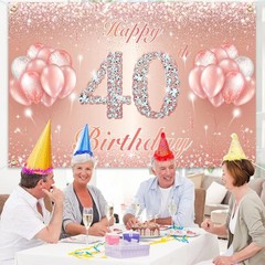 Charming 4x6ft Birthday Backdrop – Stunning Decor for Indoor & Outdoor Events