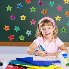 108 Pcs 3.5 Inch Small Confetti Star Cutouts for Classroom Bulletin Board