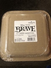 Disney -Pixar Brave 8 Plates 7”x7” Hallmark Party Disney Brave Factory Sealed