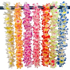 100 Counts Hawaiian Leis Flower for Luau Theme Party Decorations – Bulk Set o…