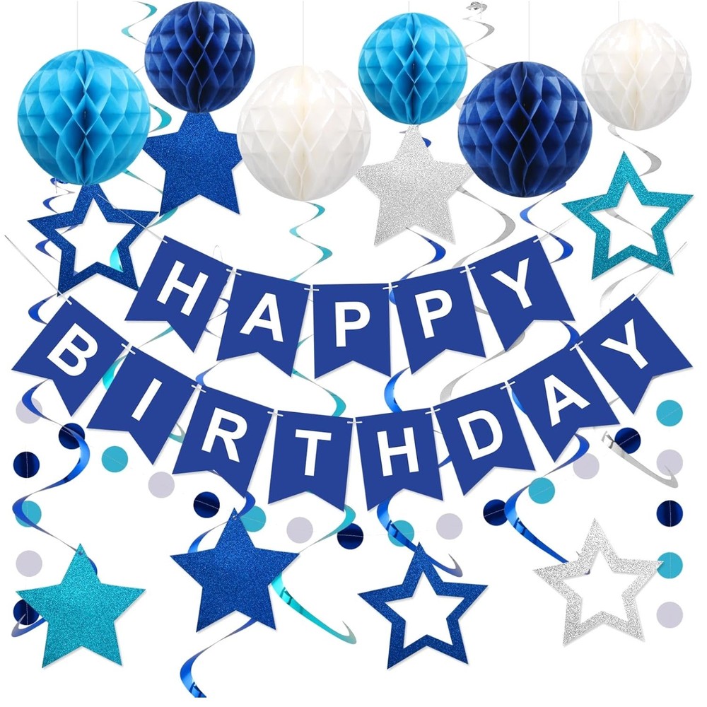 Colorful Birthday Decorations Set