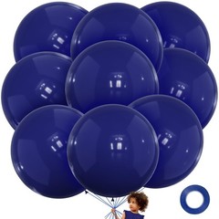 Navy Blue Giant Balloons 9 Pcs, 36 Inch Jumbo Large Latex Balloons for Kid’s …