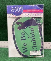 Big Dot of Happiness Funny Par-Tee Time Golf Party Photo Booth Props Kit 10 Pc