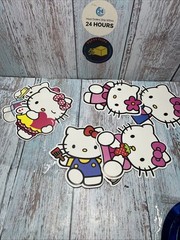 Hello Kitty Birthday Backdrop 5×3.5ft Birthday Plus Party Decorations.Ships 24