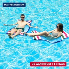 FindUWill Fabric Pool Hammock Floats, XL, 2Pack Inflatable Water Hammocks Floati