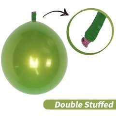 Chrome Green Balloons, 50 PCS 10 Inch Double-Layered Metallic Light Green Bal…