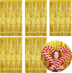 Luxury Gold Foil Fringe Backdrop Set – Perfect for Weddings & Baby Showers