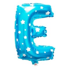 Blue 16″ Alphabet ‘E’ Foil Balloon NAME AGE PARTY WEDDING Decorations (A-Z)