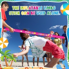 2 Pack Hawaiian Luau Inflatable Limbo Party Game for Adults & Families 59 Inc…