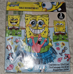 Amscan SpongeBob SquarePants Patrick Star Table Decorating Kit 3pc Multicolor