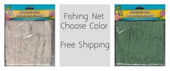 FISHING NET Decor, Beach, Luau, pool, Nautical, tropical party decoration Choice