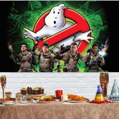 Ghostbusters Party Supplies Birthday Decoration Backdrop Banner Vinyl Kids 5x3ft