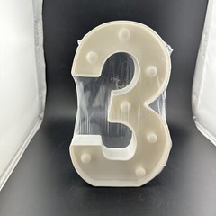 Birthday/party LED #3 Light Up Number 📦