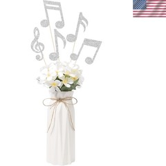10 PCS Silver Music Notes Centerpieces Party Decorations Event Table Decor