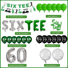 60Th Birthday Decorations, Golf Themed 60Th Birthday Party Decorations Gifts for