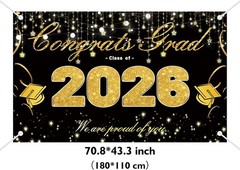 Graduation Decorations 2026 Party Supplies Banner Balloons Tablecloths