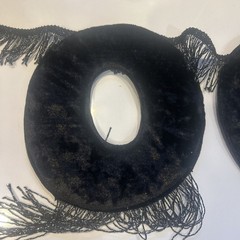 Hyde And EEK! Boutique. 6’ Length Halloween BOO Garland Black