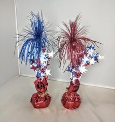 4th of July firework Foil Balloon Weight Birthday Party Supplies Patriotic Decor