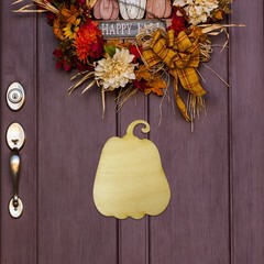Pumpkin Shape Wooden Cutout | Multiple Sizes | 1/8″ Thick (3mm) | DIY Projects