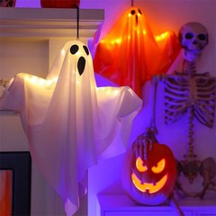 Halloween Glowing Ghost Light Outdoor Decor Garden Prop Party Home Hanging Decor
