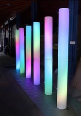 6ft LED Light Columns – Remote Controlled, Multi-Color, Event & Party Decor