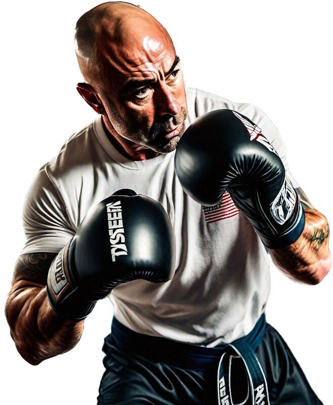 Joe Rogan Kick Boxing Inspired Fan Art