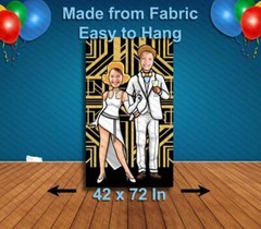 Art Deco Party, 20s, Great Gatsby themed, Hole in Face, Party Selfie Photo Prop