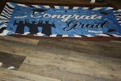 Flag / Backdrop Banner Grad Congrats * 72″ x 40″ *