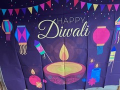 Happy Diwali Backdrop Banner Decorations Photo Booth Background 5′ x 7′ FREE SHP
