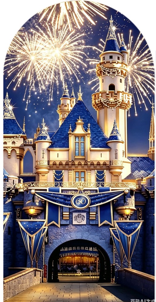 Royal Prince Mickey mouse Arch Backdrop Cover Birthday Party Background Supplies