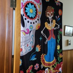 Cinco De Mayo Window Curtains 1 Pair Day Of The Dead