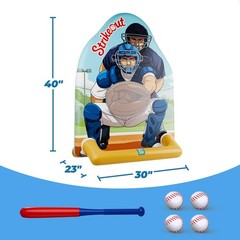 Funscape Kids Inflatable Baseball Pool Toy, Fun Swimming Soft Ball Toss Game