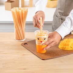 Restaurantware Straws 1000 Count 9 Inch Jumbo Plastic Boba Smoothie Straws Wide