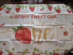 HUGE Berry First Birthday Party Supplies Decorations Strawberry Theme Lot