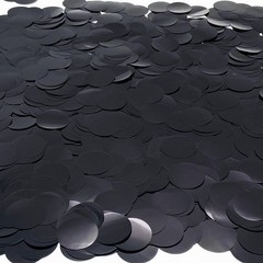 5000 Pcs 1 inch Black Table Confetti Glitter Dots for Wedding Birthday Party