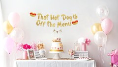 Pre-Strung Funny Bachelor and Bachelorette Party Gold Glitter Banner – Funny …