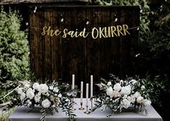 3 Pack Bachelorette Party Banner She Said Okurrr Funny Bachelorette Decoration