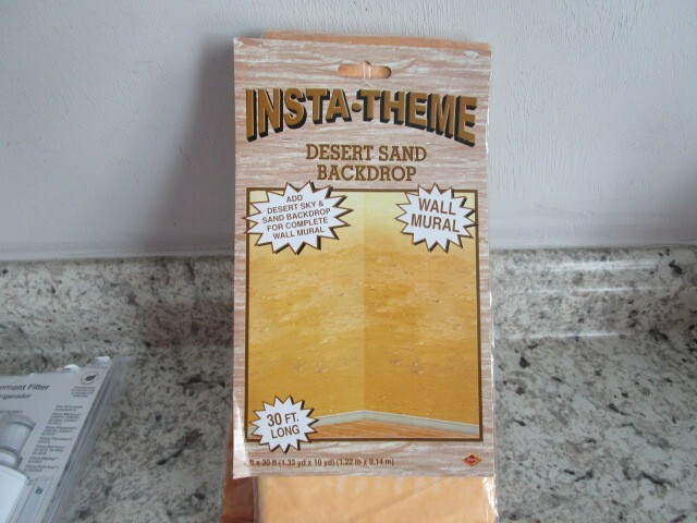 Desert Sand Theme Backdrop 4 Feet x 30 Feet New Sealed Beistle Model 52036