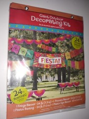Cinco De Mayo Mexican Theme Giant Outdoor Fiesta Decorating Kit Banner Party NEW
